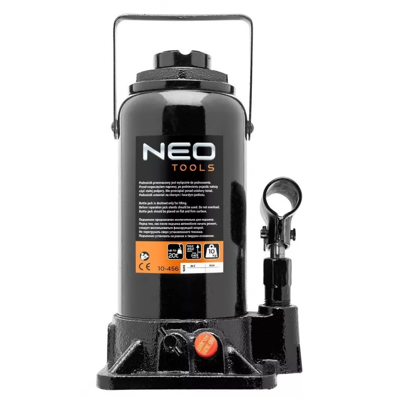 NEO TOOLS 10-456 asendus veepudeli kork 10-455 jaoks, keeratav klapptilaga, BPA-vaba, must
