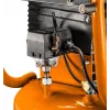 NEO TOOLS 12K010 Vertikaalne õliga määritud õhukompressor, 40 L paak, 230 V, 1,5 kW, 8 bar, 206 L/min imemine, rataste ja käepidemega