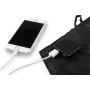 NEO TOOLS 15W kokkupandav päikeselaadija USB-A ja USB-C väljunditega, monokristallpaneel, IPX4 veekindel, must