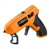 NEO Tools 17-083 20W Juhtmega kuumaliimipüstol tilkumisvastase otsikuga, 11mm liimipulkadega, integreeritud alusega, 230V, oranž/must