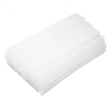 NEO Tools 17-155 Kuumsulatusliimipulgad 11,2 mm x 200 mm, 1 kg pakend, läbipaistev EVA, kõrge nakketugevus, kiire kivistumine