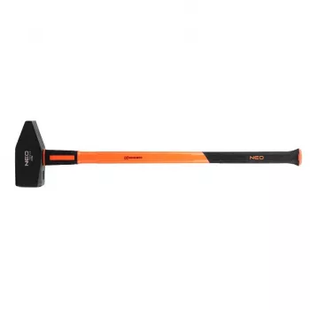 NEO Tools 25-155 Meistrihaamer klaaskiudkäepidemega, 1000 g pea, ristlöök, DIN 1041, oranž/must