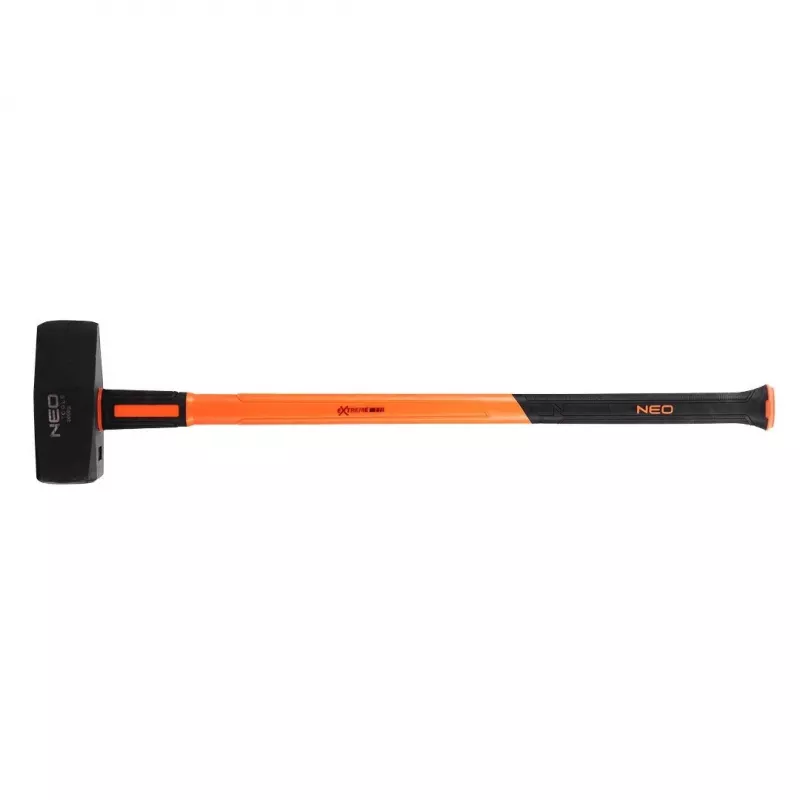 NEO TOOLS 25-162 Haamriga küünetõmbaja, fiiberklaasist käepide, 600 g pea, magnetiline naelahoider, vibratsioonikindel, TÜV-sertifitseeritud, must/oranž