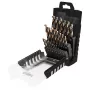NEO TOOLS 25-osaline HSS-CNC metallipuuriterade komplekt, 124° punktinurk, Pro-Tec, 1.0–13.0 mm