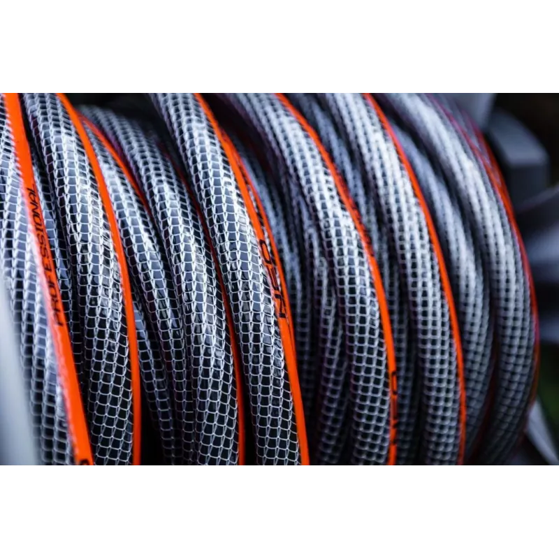 NEO TOOLS 3/4 tolli x 30m 6-kihiline tugevdatud PVC aiavoolik, 25 baari purunemissurve, UV- ja vetikakindel, roheline