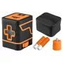 NEO TOOLS 75-146 Ristjoonlaser 15m Rohelise kiirega koos kohvriga