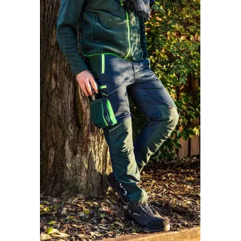 NEO TOOLS 81-216-S Tööjope - Hall/Roheline, suurus S, 7 taskut, EN ISO 13688