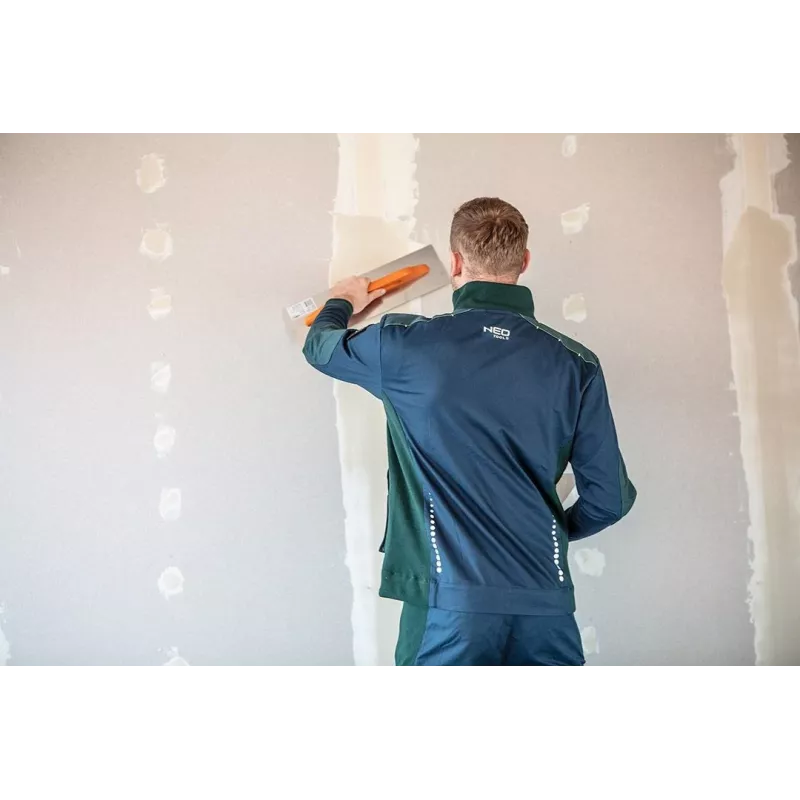 NEO TOOLS 81-216-XXL tööriietuse jope hall/roheline