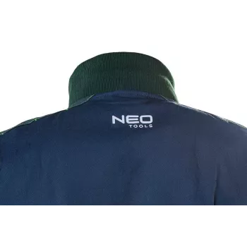 NEO TOOLS 81-216-XXL tööriietuse jope hall/roheline