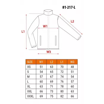 NEO TOOLS 81-217-L Unisex tööjope, hall/must, suurus L, 65% polüester 35% puuvill, 267 g/m², 7 taskut, EN ISO 13688