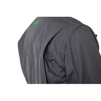 NEO TOOLS 81-217-XXXL Tööjope Hall/Roheline - Raskeveokooton, 7 taskut, helkurdetailidega