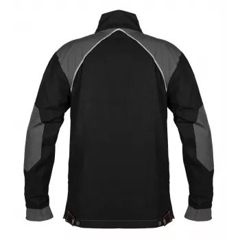 NEO TOOLS 81-218-L unisex tööjope, suurus L, hall/must oranžide detailidega, 65% polüester 35% puuvill, 245 g/m², tugevdatud õlad ja küünarnukid, EN ISO 13688:2013