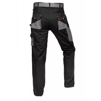 NEO TOOLS 81-238-XXL kaitsetööpüksid tugevdatud põlvedega, hall/must, suurus XXL