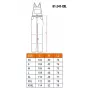 NEO Tools 81-241-XXL unisex tööpüksid hall/roheline suurus XXL