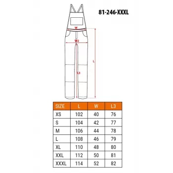 NEO Tools 81-246-XXXL Töörõivad - Hall/Roheline, 65% Polüester 35% Puuvill, 267 g/m², Kolmekordne õmblus, CE sertifitseeritud