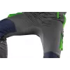 NEO Tools 81-247-L meeste tööpüksid põlvekaitsmetega, hall/roheline, suurus L