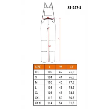 NEO TOOLS 81-247-S Tööpüksid, suurus S, hall/must, 65% polüester 35% puuvill, 267 g/m², mitme taskuga, CE-sertifikaadiga