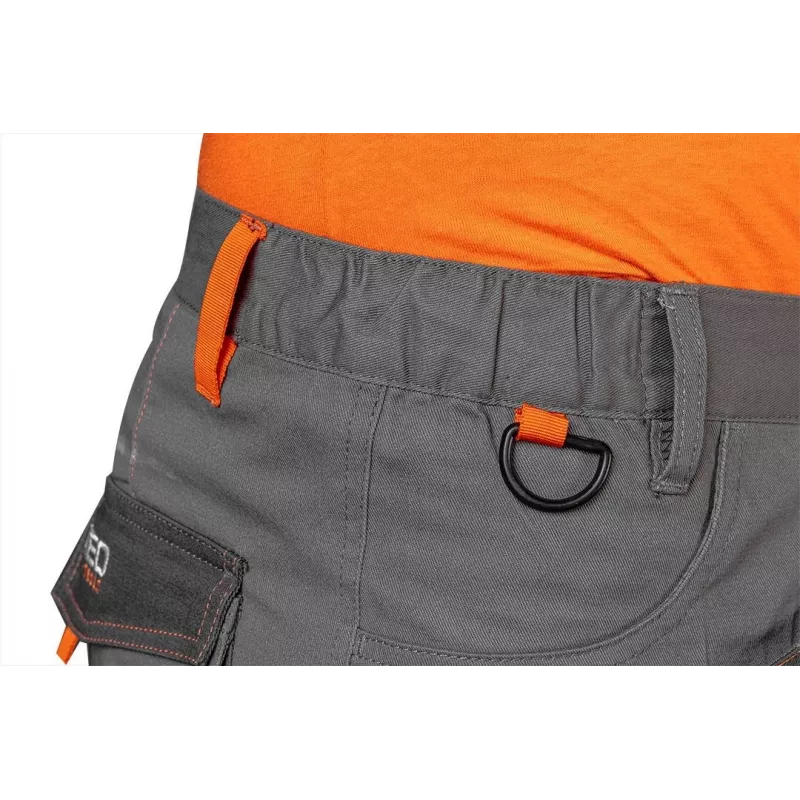 NEO Tools 81-325-L kaitsetööpüksid, suurus L, hall/must oranžide aktsentidega