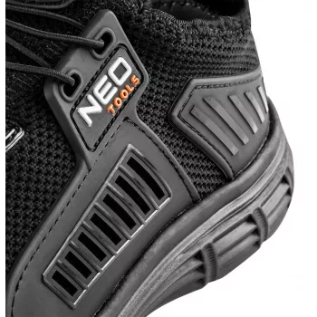 NEO Tools 82-158-41 S1P SRC Turvajalatsid terasest varvaste kaitsega ja Kevlar-tallaplaadiga, suurus 41, must/hall