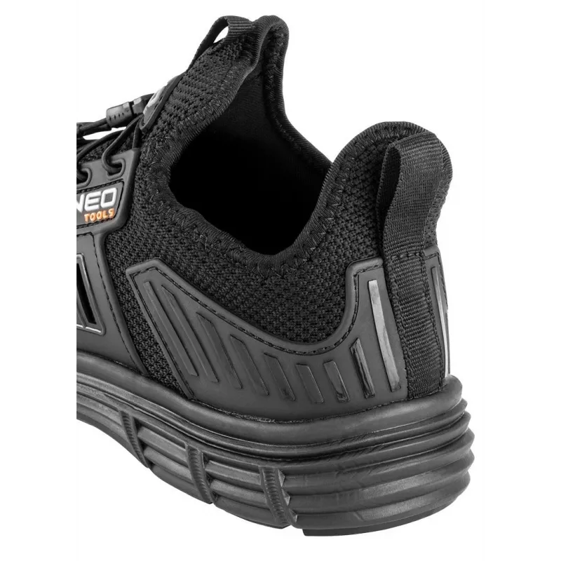 NEO Tools 82-158-42 S1P SRC Turvajalatsid terasest varbakaitsmega, suurus 42, must/hall