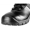NEO Tools 82-175-45 S3 SRC Kvaliteetne Nahast Turvajalats, Suurus 45, Must/Hall
