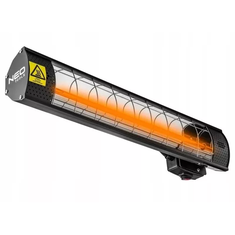NEO TOOLS 90-031 Infrapunane elektrikeris 2000 W must IP44 seina-/laekinnitus