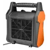 NEO Tools 90-061 Elektrikeris 3000W, 2 kütteastet, ventilaatorirežiim, reguleeritav termostaat, ülekuumenemiskaitse, must/oranž