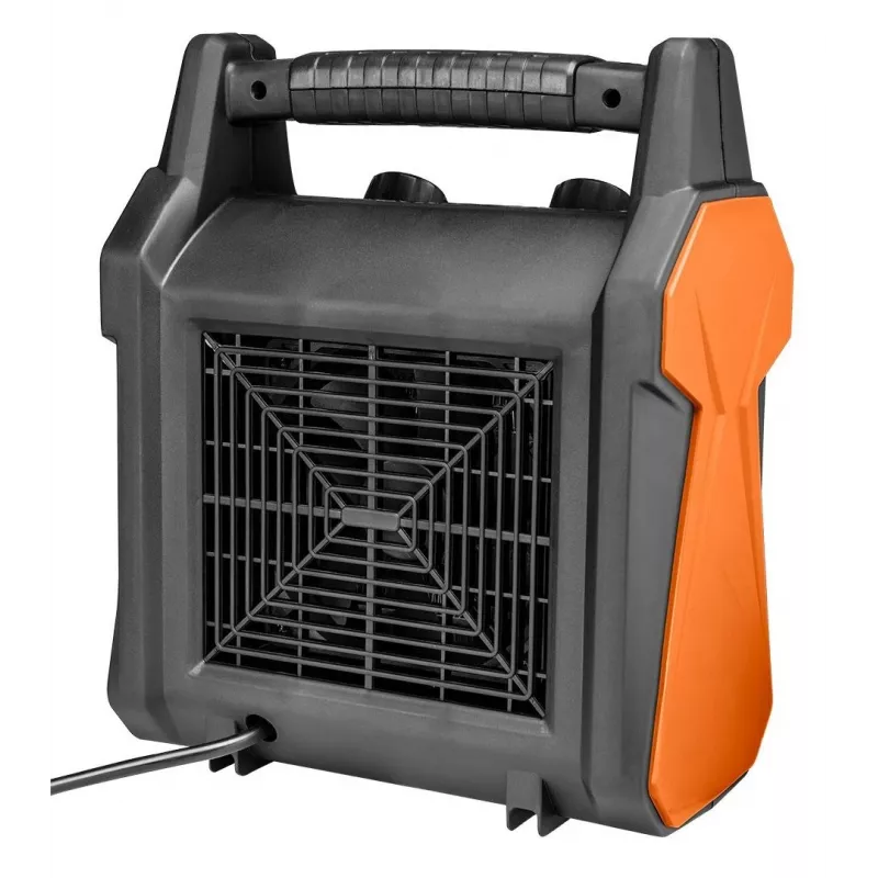 NEO Tools 90-061 Elektrikeris 3000W, 2 kütteastet, ventilaatorirežiim, reguleeritav termostaat, ülekuumenemiskaitse, must/oranž