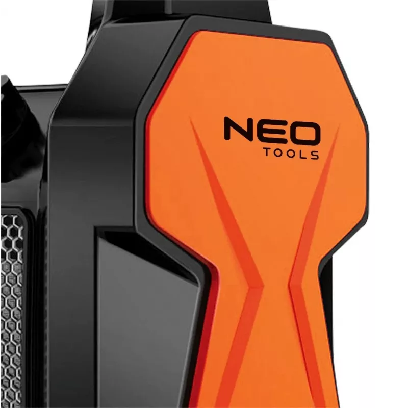 NEO Tools 90-061 Elektrikeris 3000W, 2 kütteastet, ventilaatorirežiim, reguleeritav termostaat, ülekuumenemiskaitse, must/oranž