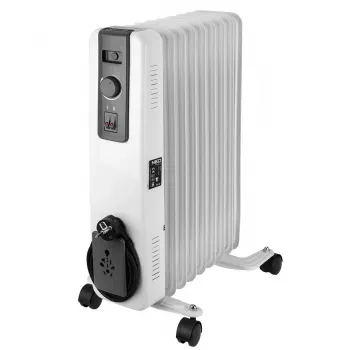 NEO TOOLS 90-152 Õliradiaator 2000W 9 Sektsiooniga, Valge/Hall