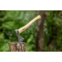 NEO TOOLS Bushcraft kirves tupes 400g | sepistatud kõrge süsinikusisaldusega teras, hikkoripuust käepide
