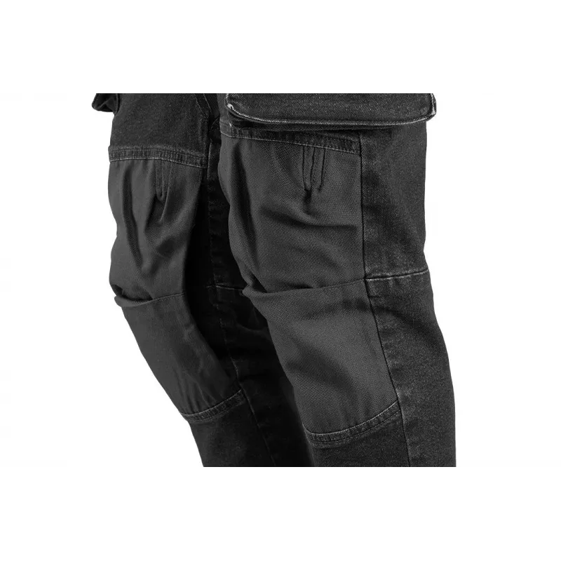 NEO TOOLS DENIM Tööpüksid, must, suurus L