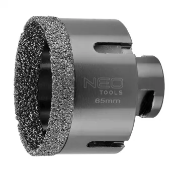 NEO TOOLS teemantpuur 65 mm M14 vaakumjoodetud keraamikale, portselanile, graniidile, marmorile, klaasile