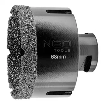 NEO TOOLS Teemantist südamikpuur 68 mm x M14 portselanile, graniidile ja looduslikule kivile