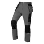NEO TOOLS Mix&Match 4-suunalise venivusega tööpüksid Cordura tugevdusega, hall/must, suurus M