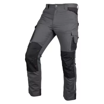 NEO TOOLS Mix&Match tööpüksid, canvas Cordura tugevdustega, hall/must, suurus S