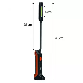 NEO TOOLS laetav kontrolllamp 400 lm COB + taskulamp 99-102
