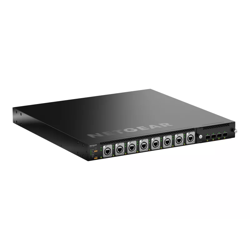 NETGEAR M4350-16M4V Hallatav Switch – 16x 2.5G PoE++ porti, 4x 10G SFP+ ühendust, 480W PoE eelarve, Layer 3