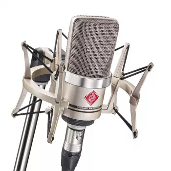 Neumann TLM 102 NI Studio Set - Suure diafragmaga kondensaatormikrofon koos šokikinnitusega, nikkel