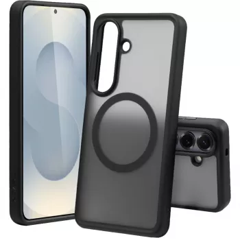 Nevox StyleShell Invisio Samsung Galaxy S26+ MagSafe Case Black