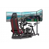 Next Level Racing põrandaalus ümmarguse toruga vabaltseisev ühe monitori alus kuni 3x43 tolli kõrguse reguleerimise ja kallutamisega maksimaalne kandevõime 50 kg must