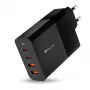 NGS BUD 100W GaN USB-C laadija 2x USB-C + 2x USB-A must