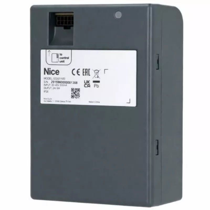 Nice varutoiteaku PSS124 24V 1.2Ah R30 juhtpaneelidele