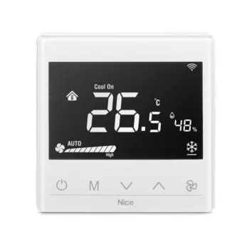 Nice Fan2-Control nutikas termostaat ventilaatorkonvektoritele, valge