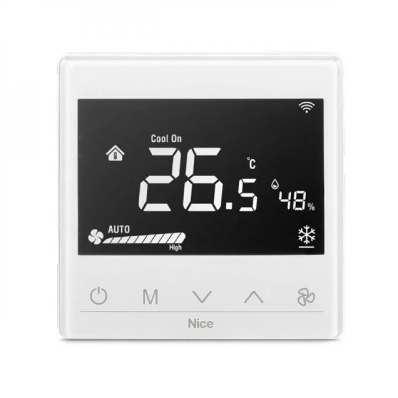 Nice Fan2-Control nutikas termostaat ventilaatorkonvektoritele, valge