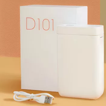 Niimbot D101 kaasaskantav termoprinter siltidele, 203 dpi, Bluetooth, valge