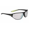 NIKE AEROSWIFTEDQ0 Unisex Sport Päikeseprillid - Matt Must, Hall Toon, 65 mm Lääts
