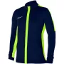 Nike Dri-FIT Academy 23 meeste pikkade varrukatega 1/4-tõmblukuga jalgpallitreeningu särk Obsidian/Green Strike S