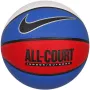 Nike Everyday All Court 8P korvpall suurus 7 tühjendatud sinine/valge/punane