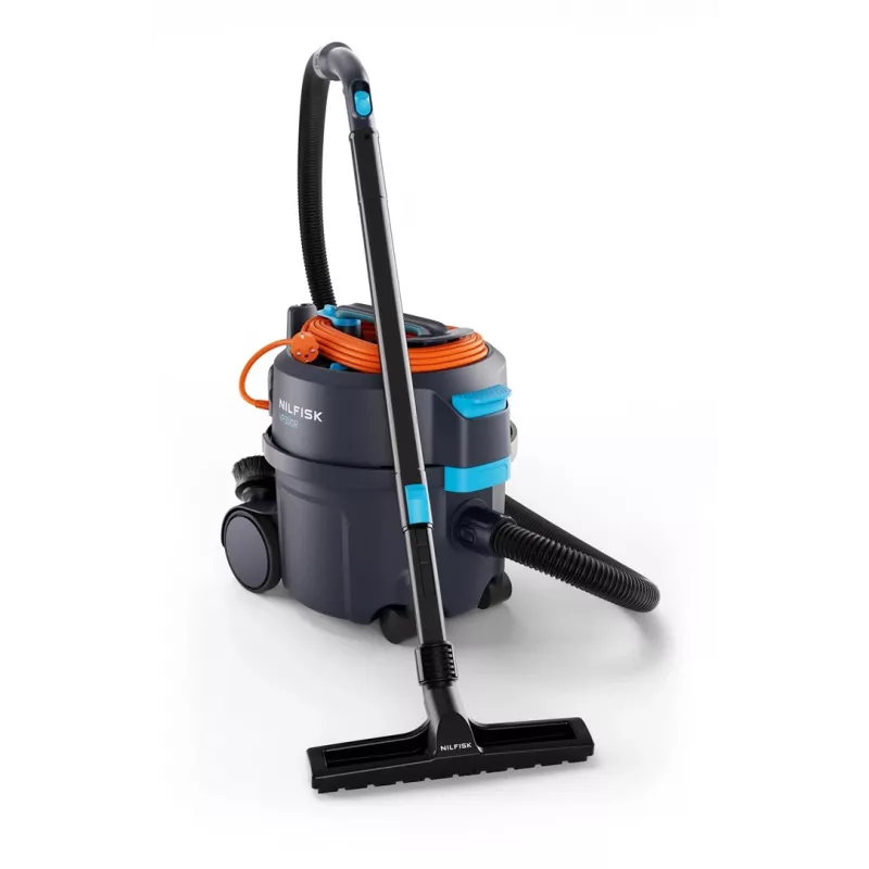 Nilfisk 107421157 Taaskasutatud plastist kuivtolmuimeja, 800 W, 10 L, 69 dB, 10 m kaabel